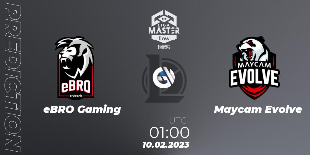 eBRO Gaming vs Maycam Evolve: Match Prediction. 10.02.23, LoL, Liga Master Opening 2023 - Group Stage