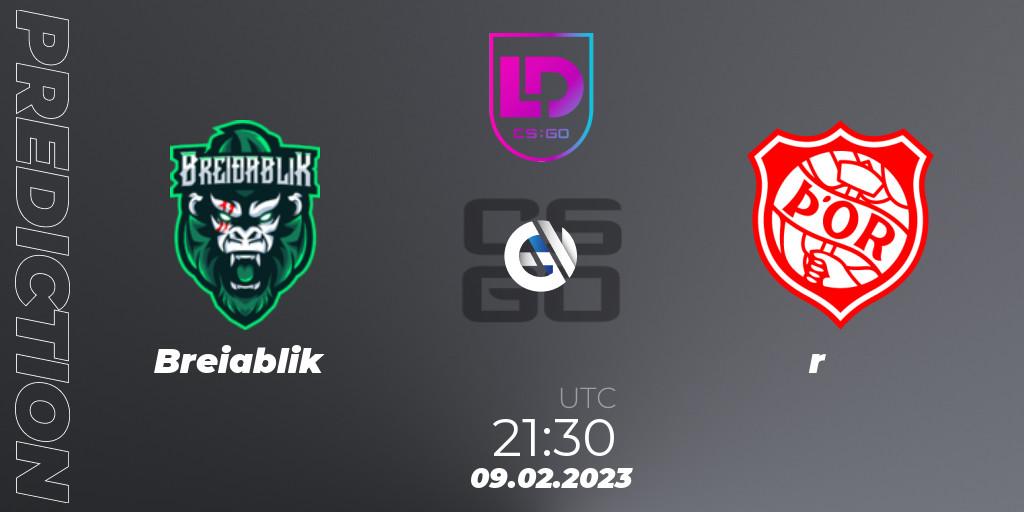 Breiðablik vs Þór: Match Prediction. 09.02.23, CS2 (CS:GO), Icelandic Esports League Season 7