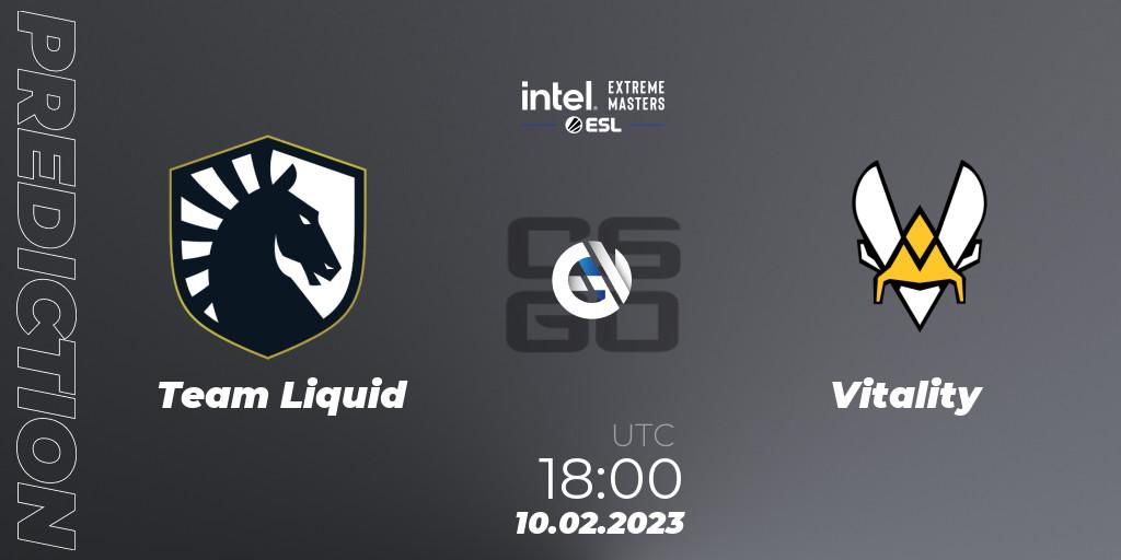 Team Liquid vs Vitality: Match Prediction. 10.02.23, CS2 (CS:GO), IEM Katowice 2023