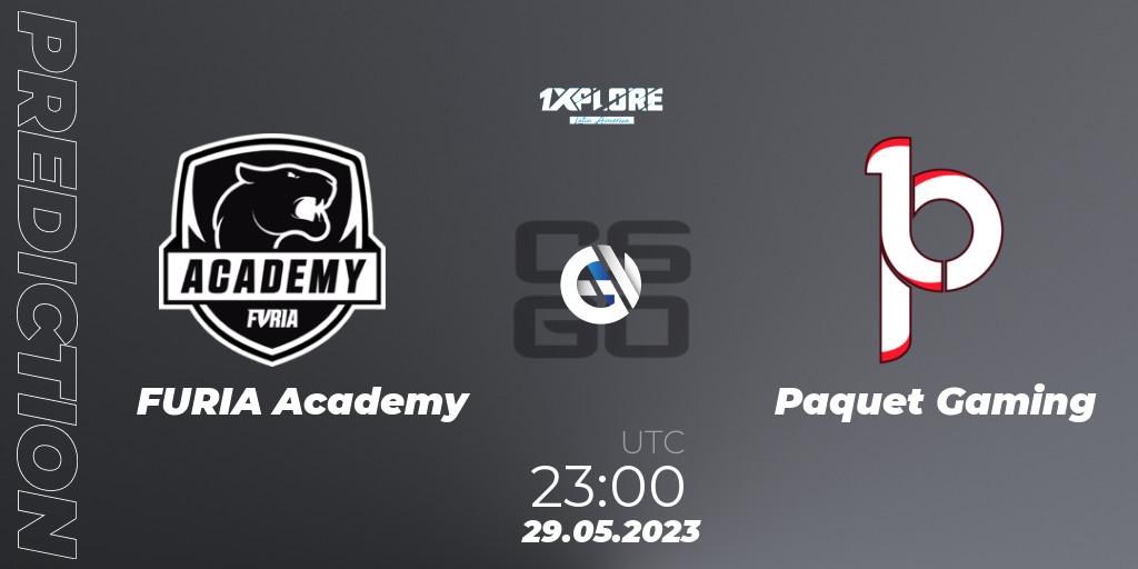 FURIA Academy vs Paquetá Gaming: Match Prediction. 30.05.23, CS2 (CS:GO), 1XPLORE Latin America Cup 1