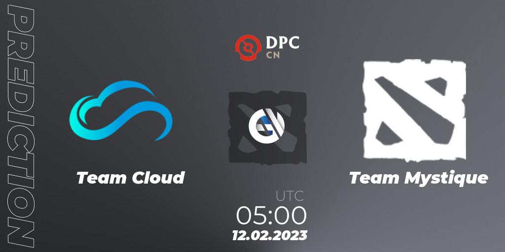 Team Cloud vs Team Mystique: Match Prediction. 12.02.23, Dota 2, DPC 2022/2023 Winter Tour 1: CN Division II (Lower)
