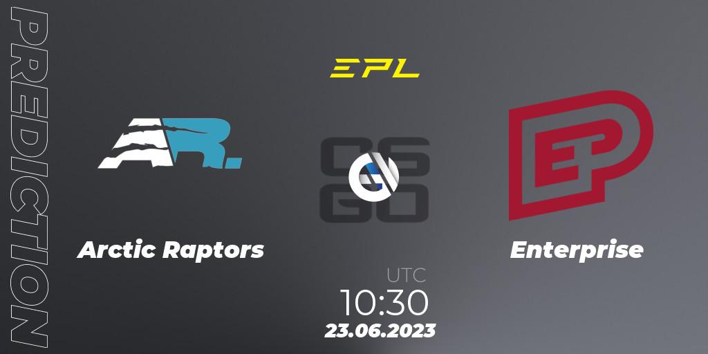 Arctic Raptors vs Enterprise: Match Prediction. 23.06.23, CS2 (CS:GO), European Pro League Season 9: Division 2