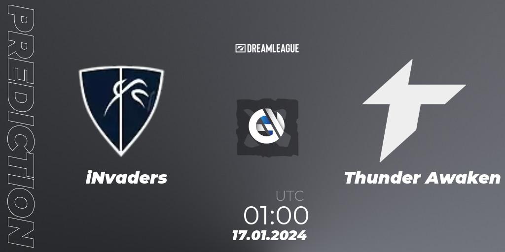iNvaders vs Thunder Awaken: Match Prediction. 17.01.24, Dota 2, DreamLeague Season 22: South America Closed Qualifier