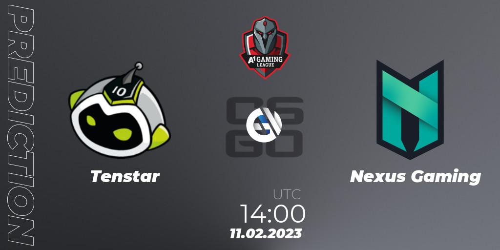 Tenstar vs Nexus Gaming: Match Prediction. 11.02.23, CS2 (CS:GO), A1 Gaming League 2023