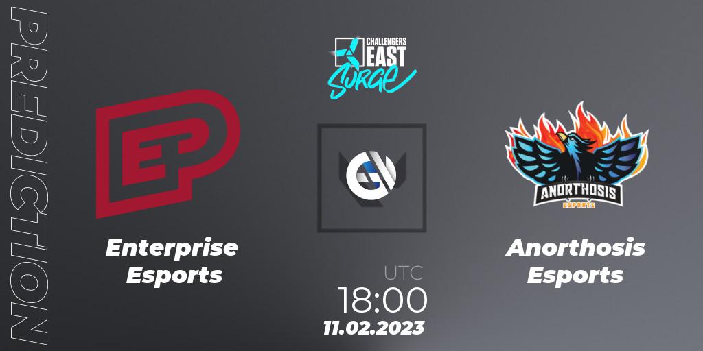 Enterprise Esports vs Anorthosis Esports: Match Prediction. 11.02.23, VALORANT, VALORANT Challengers 2023 East: Surge Split 1