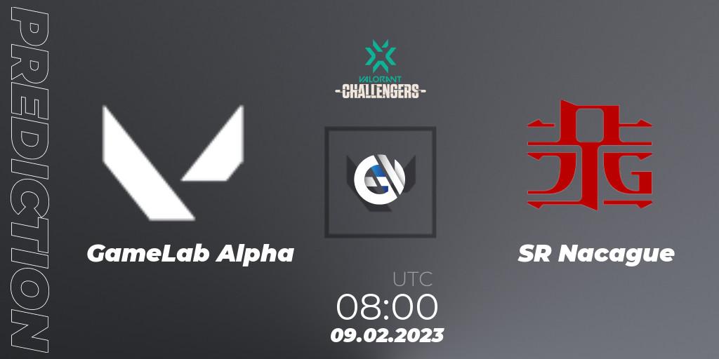 GameLab Alpha vs SR Nacague: Match Prediction. 09.02.23, VALORANT, VALORANT Challengers 2023: Philippines Split 1