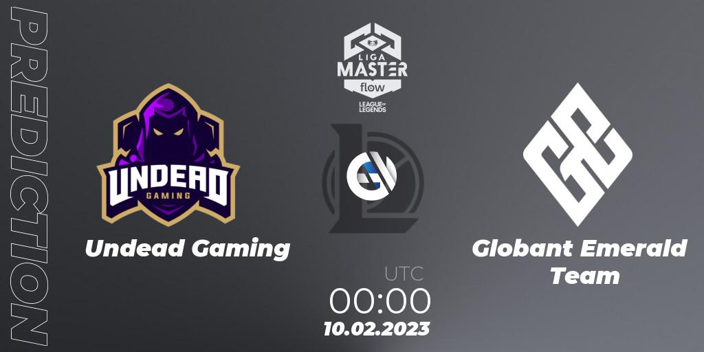 Undead Gaming vs Globant Emerald Team: Match Prediction. 10.02.23, LoL, Liga Master Opening 2023 - Group Stage