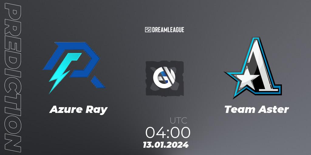 Azure Ray vs Team Zero (CN): Match Prediction. 13.01.24, Dota 2, DreamLeague Season 22: China Closed Qualifier
