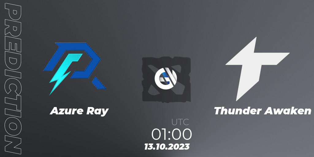 Azure Ray vs Thunder Awaken: Match Prediction. 13.10.23, Dota 2, The International 2023 - Group Stage