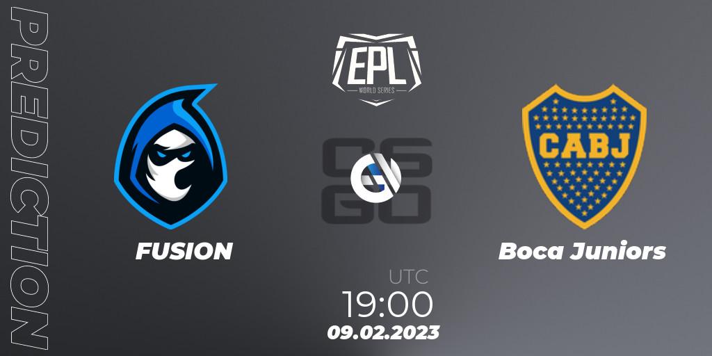 FUSION vs Boca Juniors: Match Prediction. 09.02.23, CS2 (CS:GO), EPL World Series: Americas Season 2
