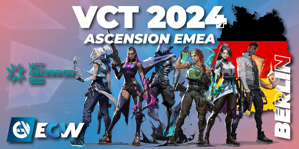 VCT 2024 Ascension EMEA VALORANT. Matchschema, resultat, lag, biljetter